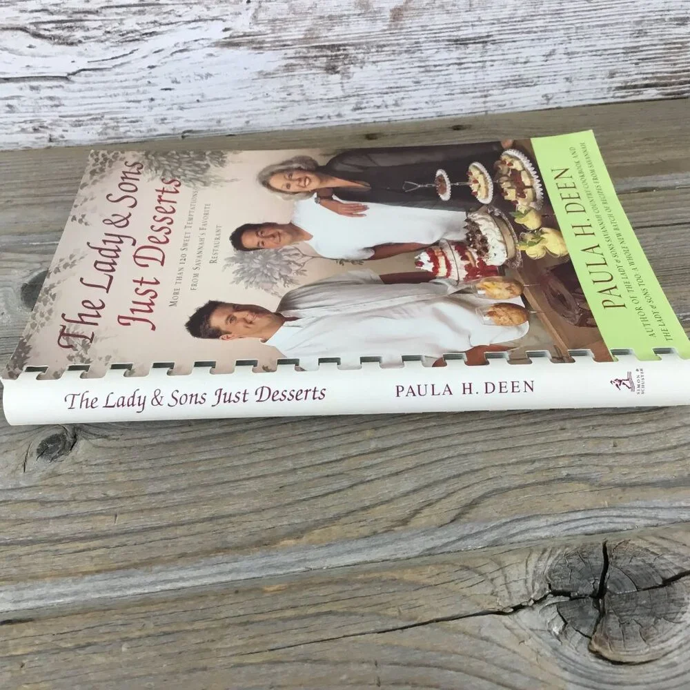 The Lady & Sons Just Desserts Cookbook By Paula Deen Spiral-Bound 2002